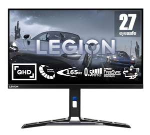 Lenovo Legion Y27q-30 - Monitor Gaming con EyeSafe, 27'' 2K QHD (IPS, 180Hz (OD), 0.5ms