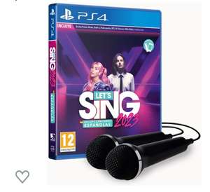 Let´s Sing 2023 Incluye Canciones Españolas 2 Micros - PS4