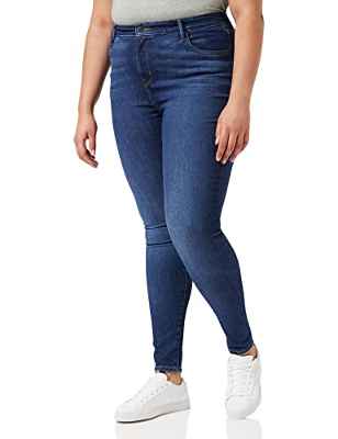 Levi's 720 PL HIRISE Super SKNY Echo Chamber P Jeans, Med Indigo-Worn IN, 18_L para Mujer