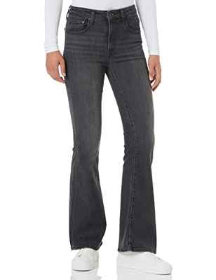 Levi's 726 High Rise Flare Vaqueros Mujer Washed Black Tide (Negro) 25 30