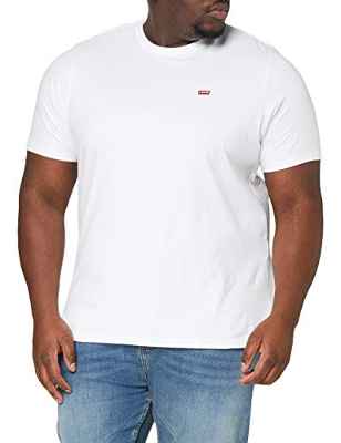 Levi's Big Original Logo tee T-Shirt, White +, 2XL para Hombre