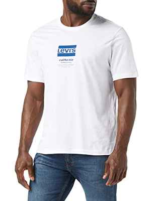 Levi's Camiseta de Corte Relajado, Sw Ssnl White, M para Hombre