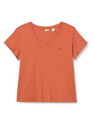 Levi's Cuello Redondo Camiseta, Lseperfect Vneck Lse Autumn Leaf, M para Mujer