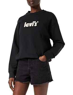 Levi's Graphic Standard Crew Sweatshirt, Blacks, M para Mujer