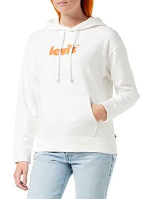 Levi's Graphic Standard Hoodie Sweatshirt, Hooded Seasonal-Póster con Logotipo de Sugar Swizzle, L para Mujer