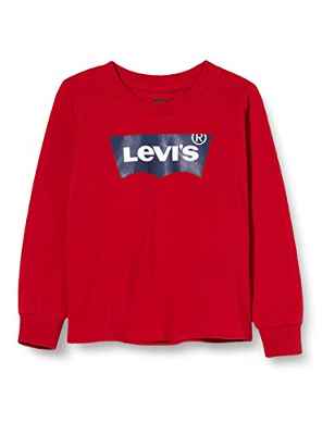 Levi's Kids Camiseta de manga larga Lvb L/S Batwing Tee Bebé-Niños Levis Red 3 meses