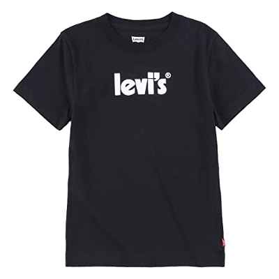 Levi'S Kids Lvb Short Sleeve Graphic Tee S Negro Niños 5 Años