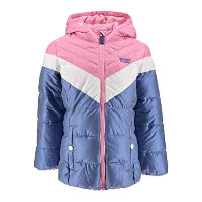 Levi's Kids Lvg Lurex Tape Mw Puffer, Prendas de Exteriores para Niñas, Azul (Twilight Blue), 12 años