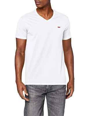 Levi's Orig Hm Vneck Camiseta, Blanco (White 0000), X-Large para Hombre