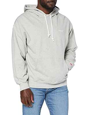 Levi's Red Tab-Sudadera con Capucha, Light Mist Heather, L para Hombre