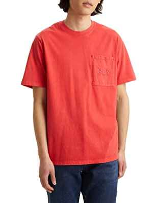 Levi's Ss Pocket Tee Relaxed Fit Camiseta Hombre Pocket Tomato (Rojo) XL -