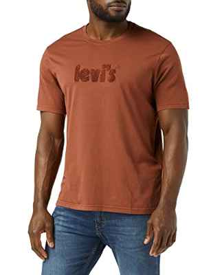 Levi's SS Relaxed FIT tee Poster Logo Cinna Camiseta, GD Cinnamon Stick, XL para Hombre
