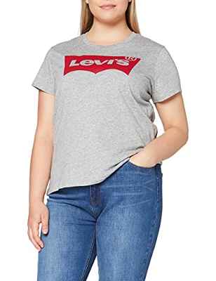 Levi's The Perfect tee Camiseta, Better Batwing Smokestack Smokestack Htr, XXS para Mujer