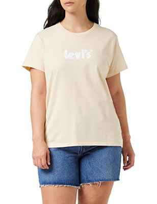 Levi's The tee Logo PE Camiseta, Seasonal-Póster De Peach Puree, M para Mujer