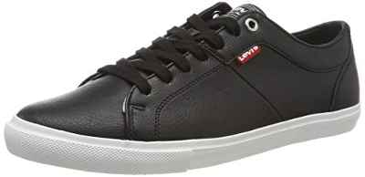 Levi's Woods, Zapatillas para Hombre, Negro (Noir Regular Black), 41 EU