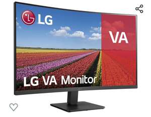 LG 32MR50C-B - Monitor Curvado, 32 Pulgadas, VA 3000:1, 1500R, 16:9, Velocidad 100 Hz, HDMIx2, Super Resolution+