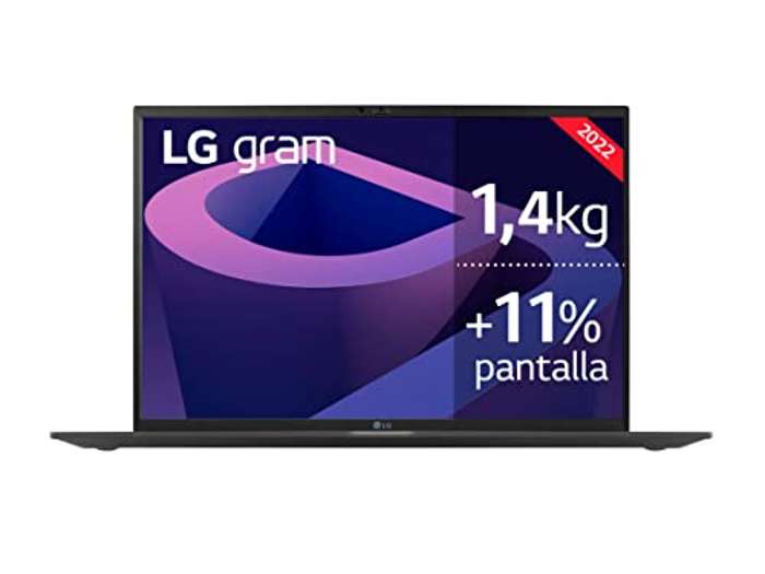 LG gram Portátil Ultraligero 17 pulgadas 16/512GB Intel EVO i7 12 gen