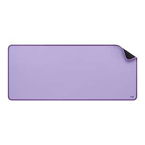 Logitech Desk Mat - Studio Series, Multifuncional, Alfombrilla XL, Base Antideslizante, Resiste Salpicaduras - Morada