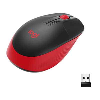 Logitech Ratón Inalámbrico M190, Diseño Curvo Ambidiestro, Batería 18 Meses con Modo Ahorro, Receptor USB, Cursor y Desplazamiento Preciso, Rueda de Desplazamiento Amplio, Negro