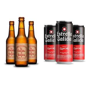 LOTE DE ESTRELLA GALICIA 24BOTELLINES "LA ESTRELLA" + 24LATAS 33CL