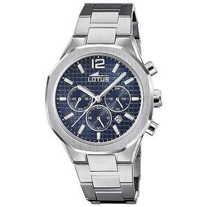 Lotus Reloj Analógico para Hombre de Cuarzo con Correa en Acero Inoxidable 18847/2