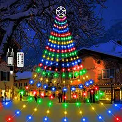 Luces árbol navidad LED litogo