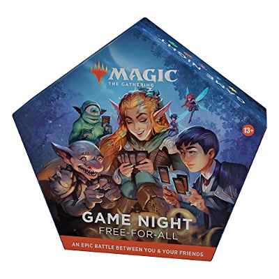 Magic The Gathering Game Night: Free-for-All 2022, Fantasy Card Game for 2–5 Players - Amazon Exclusive (Versión en inglés)