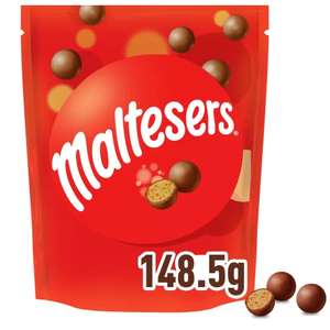Maltesers, Snack de Leche Malteada recubiertas de Chocolate con leche (148,5g)