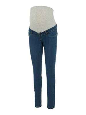 MAMALICIOUS MLJULIA Medium Blue Slim Jeans A. Noos, Medio De Mezclilla Azul, 32W x 32L para Mujer