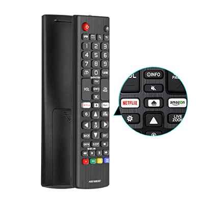 Mando LG Smart TV, Universal Mando a Distancia para LG Smart TV AKB75095307 Compatible con Todos los Modelos LCD LED 3D HD Smart TV con Botón Netflix Amazon