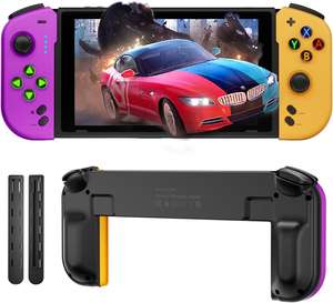 Mandos Switch, EasySMX Mando Inalámbrico L/R Compatible con Switch/OLED, con Turbo/Soporte de Vibración Dual, Despertar y Captura de Pa...