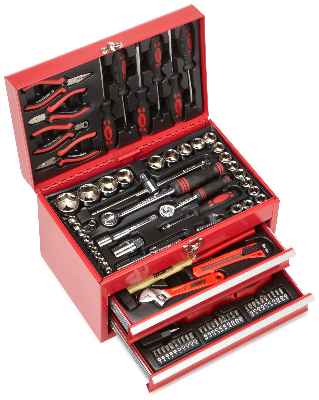 Mannesmann - Caja de herramientas equipada con 155 piezas