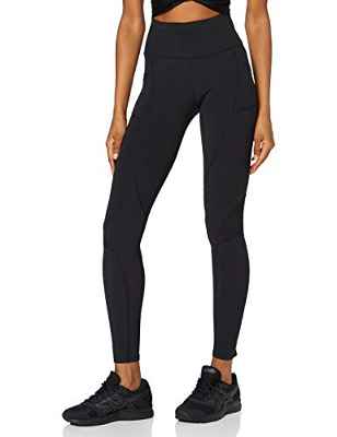 Marca Amazon - AURIQUE Leggings de Deporte Térmicos Mujer, Negro (Black), 36, Label:XS