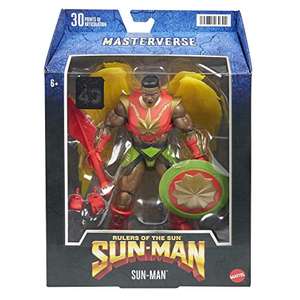Masters of the Universe Sun Man Figura de acción articulada con accesorios
