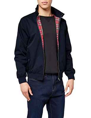 Merc Harrington, Abrigos de Manga Larga Para Hombre, Azul (Navy), Large