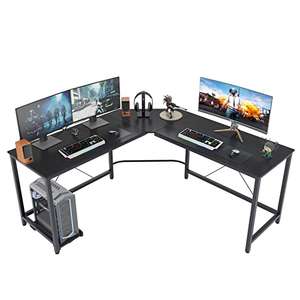 Mesa Escritorio en L Grande 150cm + 150 cm ,Negro