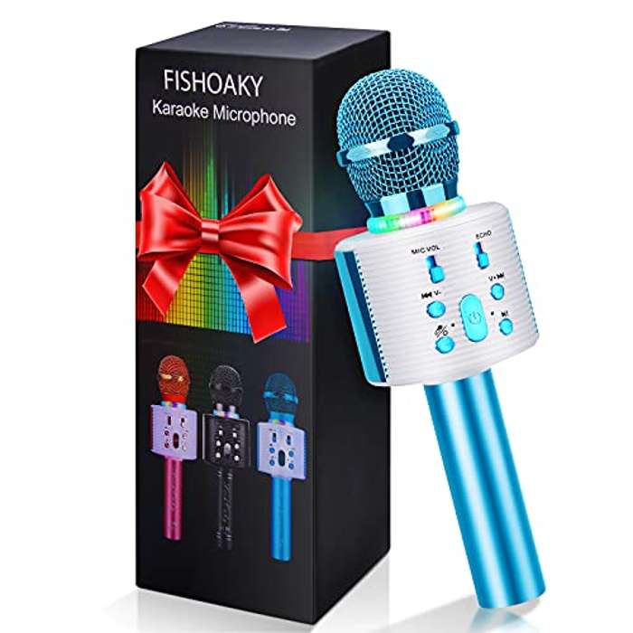 Micrófono Karaoke Bluetooth Inalámbrico Altavoces
