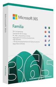 Microsoft 365 Familia - Hasta 6 personas - 1 año