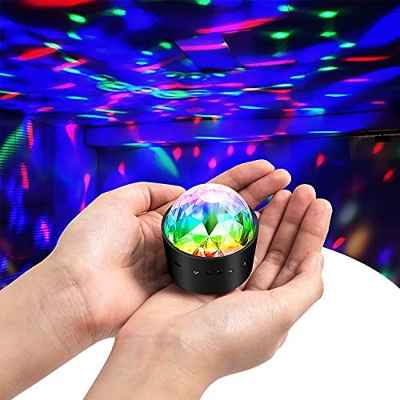 Mini bola de discoteca 3 colores RGB 
