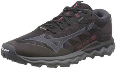 Mizuno Wave Daichi 7 Gtx (W), Zapatillas de trail running Mujer, Black Irong Garnetrose, 38.5 EU