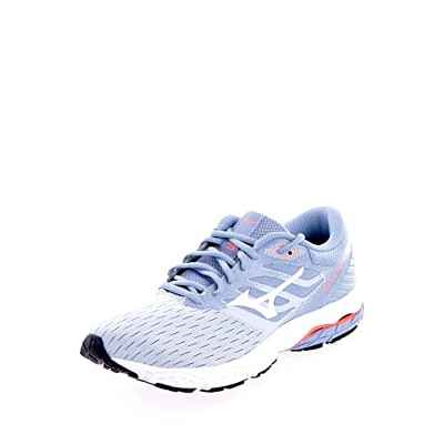 Mizuno Wave Prodigy 3 (W), Zapatillas de running Mujer, Heather White Neonflame, 39 EU