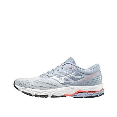 Mizuno Wave Prodigy 3 (W), Zapatillas de Running Mujer, Heather/White/NeonFlame, 40 EU