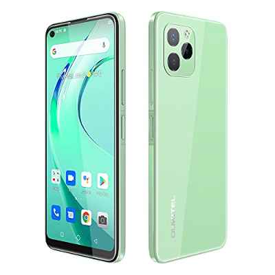 Moviles Libres, OUKITEL C21 Pro 6.39" HD+ Pantalla,4G Android 11 Telefono Movil, 4000mAh Batería,21MP 8MP Cámara,4GB ROM+64GB (SD256GB) Octa-Core Dual SIM Movil Libre, Face/Fingerprint ID (Verde)