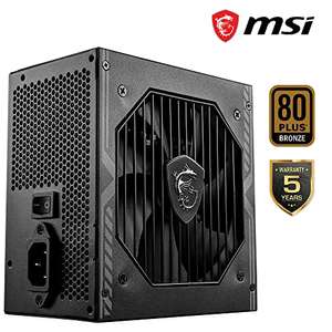 MSI MAG A650BN - Fuente de alimentación gaming: 80 PLUS BRONZE, 650 vatios