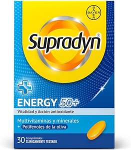 Multivitaminico Supradyn Energy 50+, 30 comprimidos (1 meses de suministro),