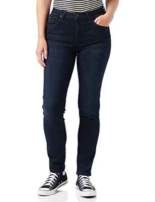 mustang MIA Slim Jeans, Azul Oscuro 803, 28W x 34L para Mujer