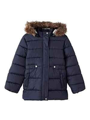 NAME IT Nkfmerethe Jacket2 Noos Chaqueta, Azul Oscuro (Dark Sapphire), 128 para Niñas