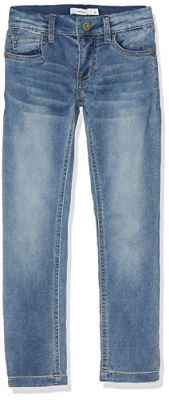 NAME IT Nkmtheo Dnmthayer 1166 Swe Pant Noos Jeans, Azul (Light Blue Denim Light Blue Denim), 125 (Talla del Fabricante: 110) para Niños