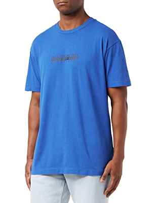 Napapijri S-Box SS 3 Camiseta, Azul (Skydiver Blue), XXL Hombres