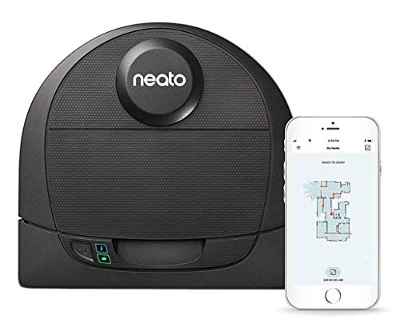 Neato Robotics Botvac D402 Connected - Robot Aspirador compatible con Alexa para Hogares con Mascotas – Base de carga automática, conexión Wi-Fi & App